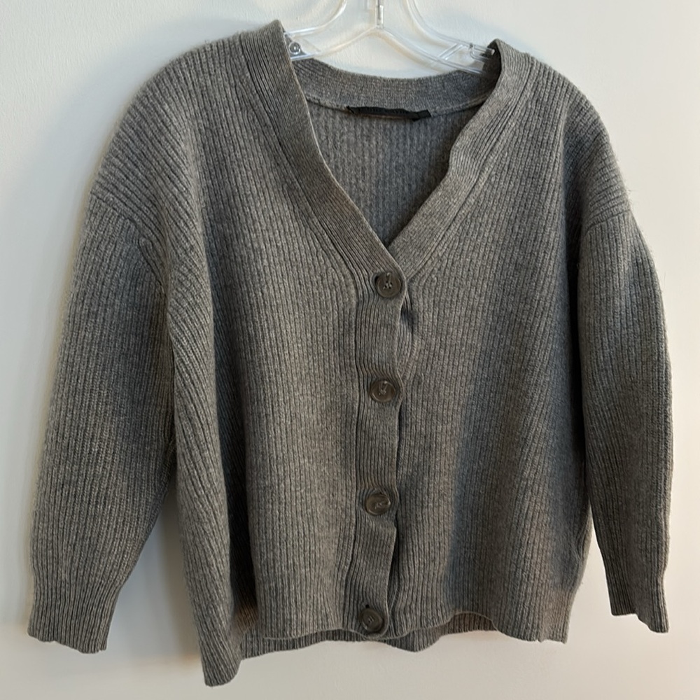 JENNI KAYNE 100% cashmere button up cardigan size XS